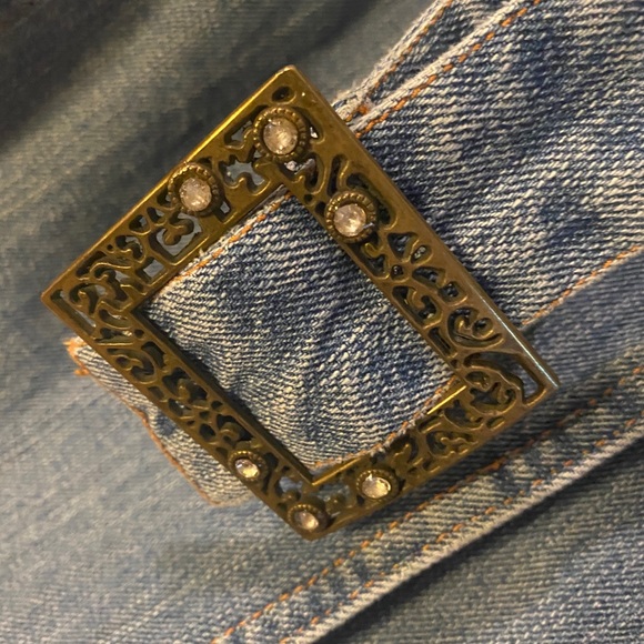 Blue jeans long jacket - Picture 4 of 5